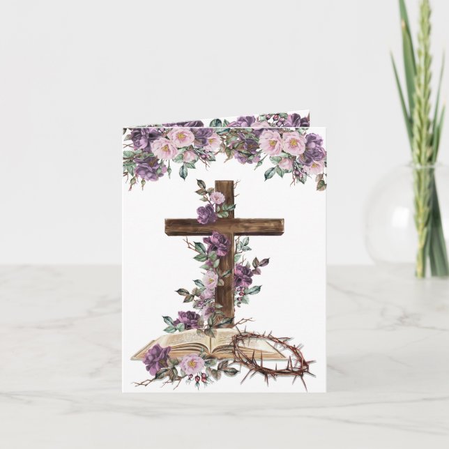Er ist Risen | Kreuzen mit der Biokarte Karte (Vorderseite)