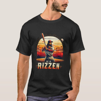 Er ist Rizzen Jesus ist Rizzen Christlichen Jesus T-Shirt
