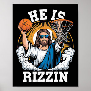 Er ist rizzen lustiger Ostersonntag Sketll Meme Poster