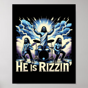 Er ist Rizzin' Christian Bynd Jesus hat gerissen H Poster