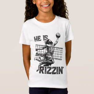 Er ist Rizzin Funny Jesus, der Volleyball-Spieler  T-Shirt