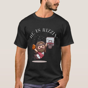 Er ist Rizzin lustig Jesus spielt Sketll1 T-Shirt