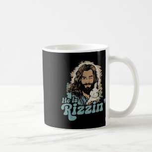 Er ist Rizzin lustigen Niedlichen Jesus Bunny Oste Kaffeetasse