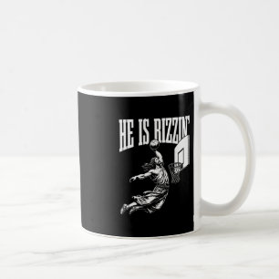 Er ist Rizzin lustiges Oster-Rizz-Meme-Sketll Kaffeetasse