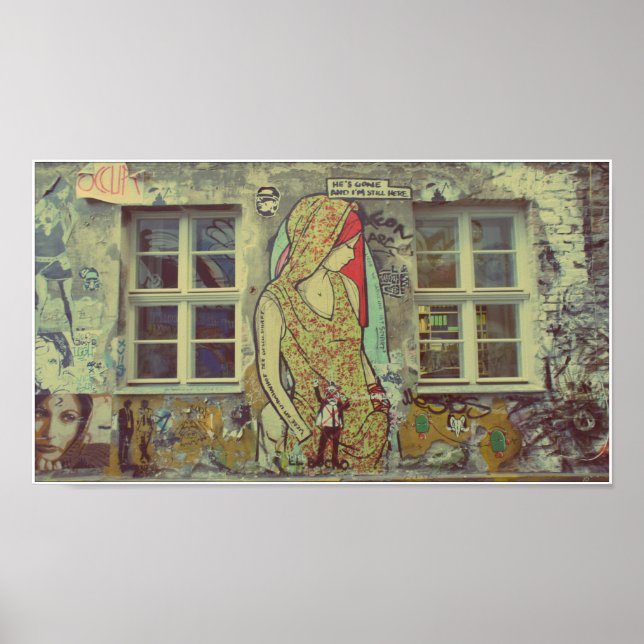 Er ist weg, aber ich bin noch hier poster (Vorne)