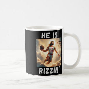 Er ist witzig Jesus spielt Basketball  Kaffeetasse