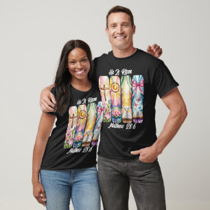 Er ist zu Ostern die Hoffnung schwarz T-Shirt