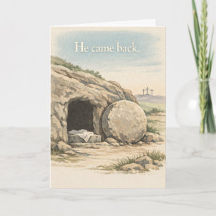 Er kam zurück - Lustiges Ostern Karte