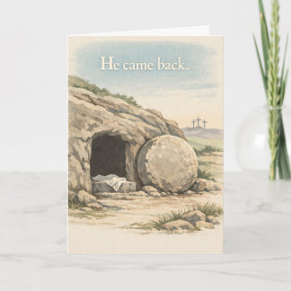 Er kam zurück - Lustiges Ostern Karte