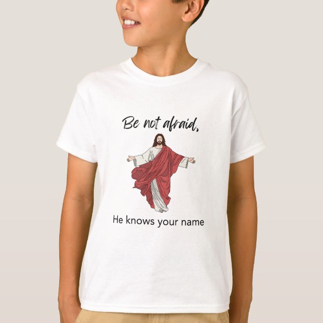 Er kennt deinen Namen T-Shirt (Vorderseite)