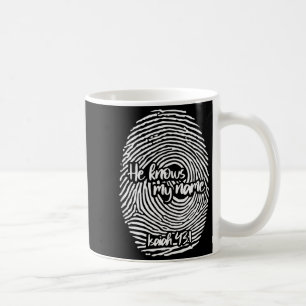 Er kennt meinen Namen, Christlich, Religion, Glaub Kaffeetasse