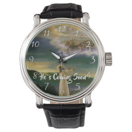 ER KOMMT BALD Christlicher Glaube Armbanduhr