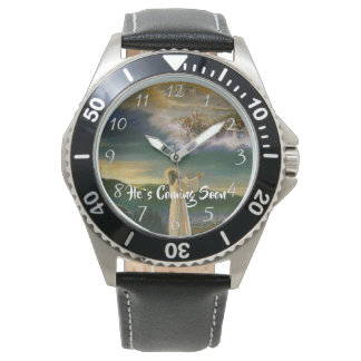 ER KOMMT BALD Christlicher Glaube Armbanduhr