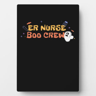 ER-Krankenschwester Boo Crew Notaufnahme Krankensc Fotoplatte