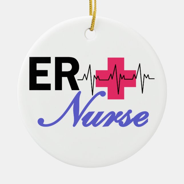 Er-Krankenschwester Keramikornament (Vorne)
