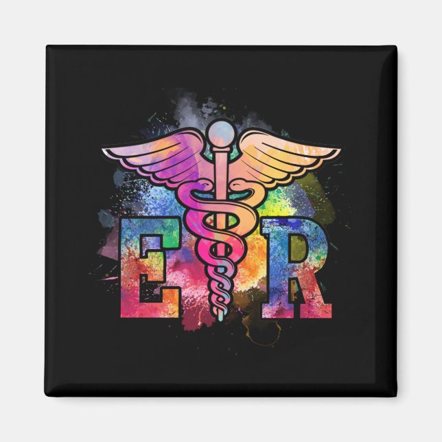 ER Krankenversicherung Illustration Design Emergen Magnet (Vorne)