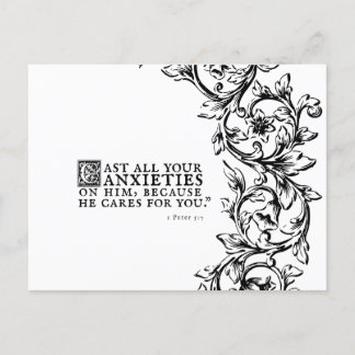 Er kümmert sich um Ihr Biotest Postkarte