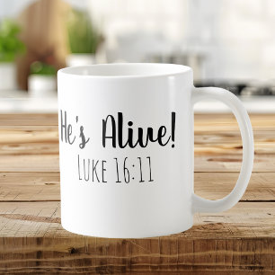 Er lebt Markus 16:11 Kaffeetasse