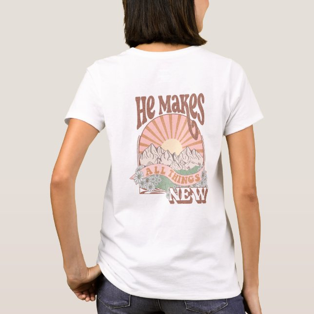 Er macht alles neu T-Shirt (Rückseite)