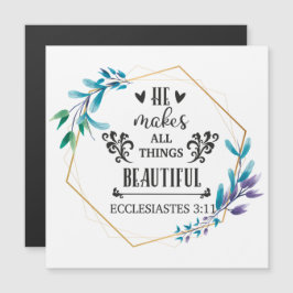 Er macht alles schön magnetkarte