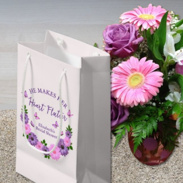 Er macht ihr Herz-Flattern-Brautparty Kleine Geschenktüte (Von Creator hochgeladen)