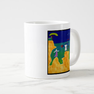Er machte ihre Wartezeit einige Zeit 2000 Jumbo-Tasse