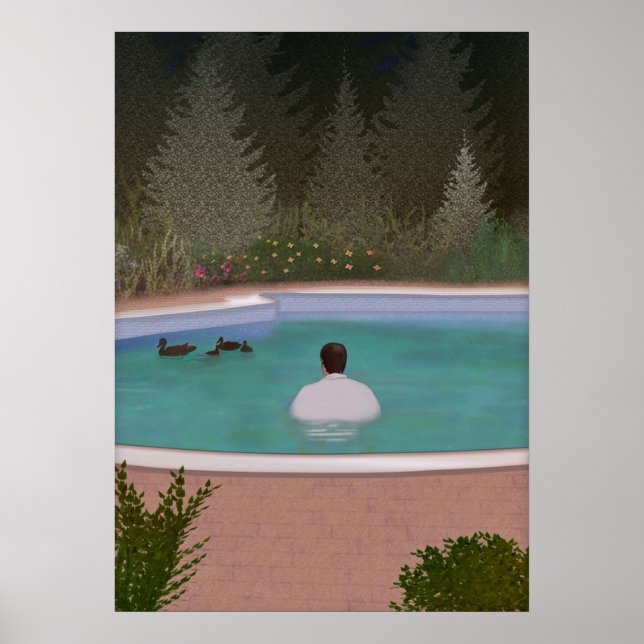 Er mit diesen Enten Poster (Vorne)