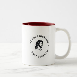 Er muss die Tasse erhöhen