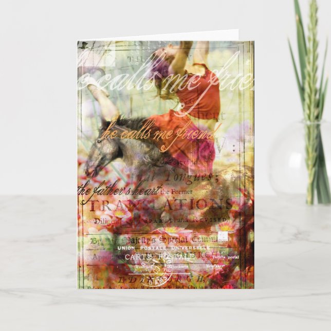 Er nennt mich Friend Karte (Vorderseite)