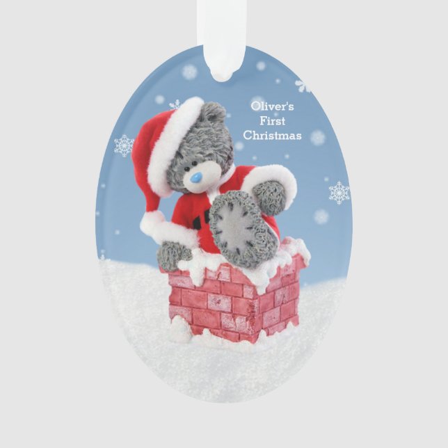 Ęr Noël du bébé, ours de nounours de Père Noël (devant)