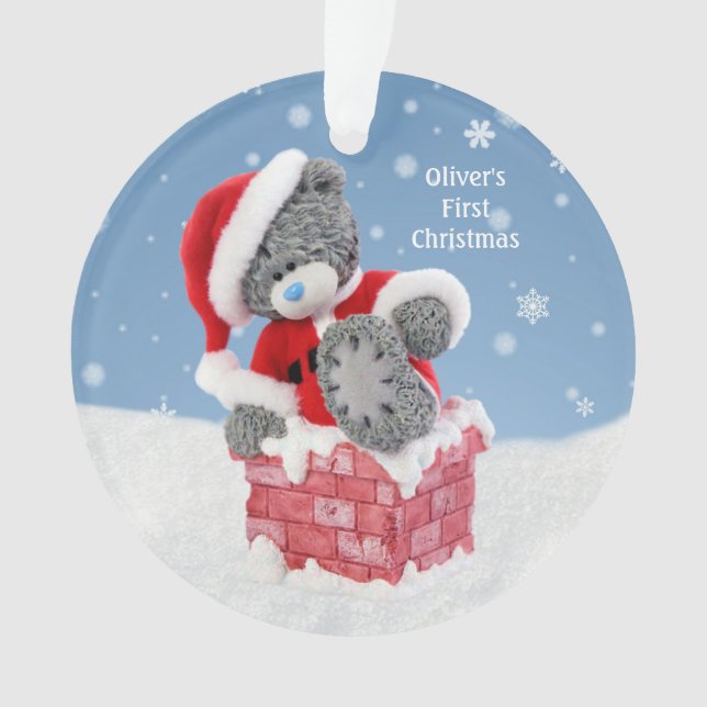 Ęr Noël du bébé, ours de nounours de Père Noël (devant)