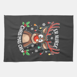 ER NurChristmas Crew Pflege Weihnachten Weihnachte Geschirrtuch