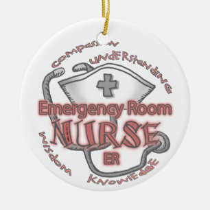 ER Nurse Axiom Keramikornament