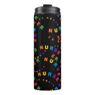 ER Nurse Black Thermosbecher