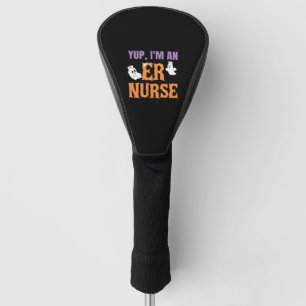 ER Nurse Boo Crew Emergency Room Nurbreak Hallowee Golf Headcover
