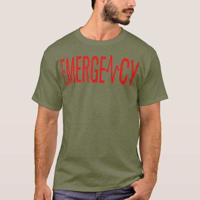 ER Nurse Doctor Emergency Room Hospital For EMT T-Shirt (Vorderseite)