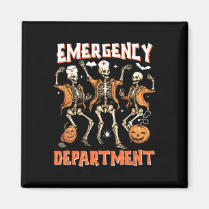 Er Nurse Halloween Room Emergency Department Funny Magnet