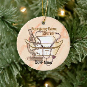 ER Nurse Keramik Ornament