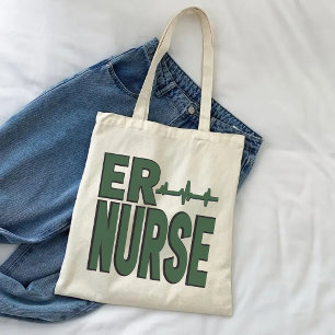ER Nurse Tote Bag, Krankenpfleger Abschluss Gesche Tragetasche