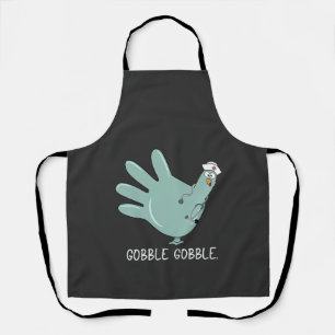 ER Nurse Turkey Gobble Squad ER Nurse Erntedank Schürze
