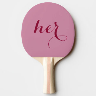 Er oder ihre Game Bridge Groom Ping Pong Paddle Tischtennis Schläger