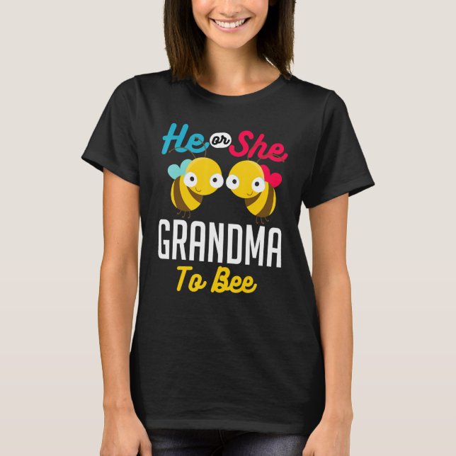 Er oder sie bewilligen Muster für Schwangerschaft T-Shirt (Vorderseite)