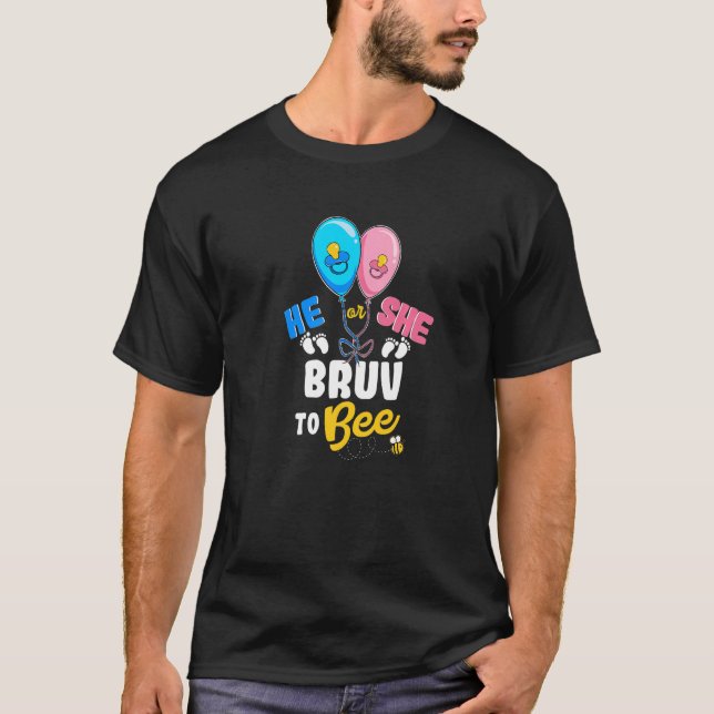 Er oder sie Bruv wird der beste Bruder je Big Bro T-Shirt (Vorderseite)