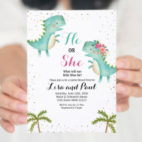 Er oder sie Dinosaurier-Gender-Enthüllung