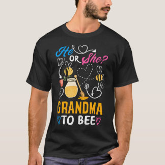 Er oder sie Oma, ein Niedliches Party für Gender-E T-Shirt