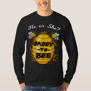 Er oder sie Papa wird die Bekanntgabe der Gender-B T-Shirt