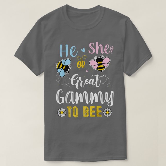 Er oder sie strebt eine Gender-Offenbarung an  T-Shirt (Design vorne)