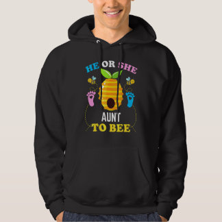 Er oder sie Tante, um Biene Geschlecht Enthüllung Hoodie