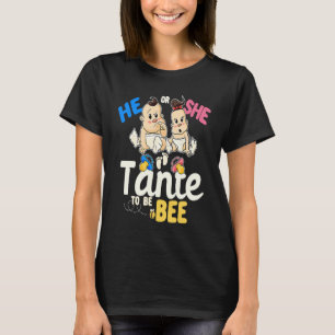 Er oder sie tante, um Gender Reveal Great Aunt Ba T-Shirt