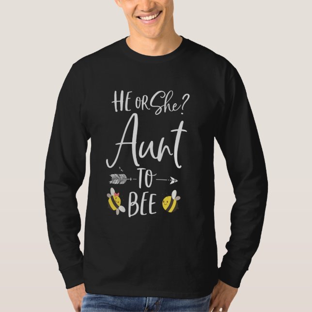 Er oder sie tanzen um neue Tante zu sein T-Shirt (Vorderseite)